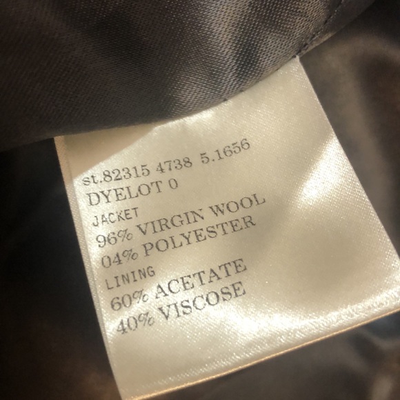 Women’s Adrienne Vittadini Classico Gray Stripe Blazer Size 8 - Picture 8 of 9